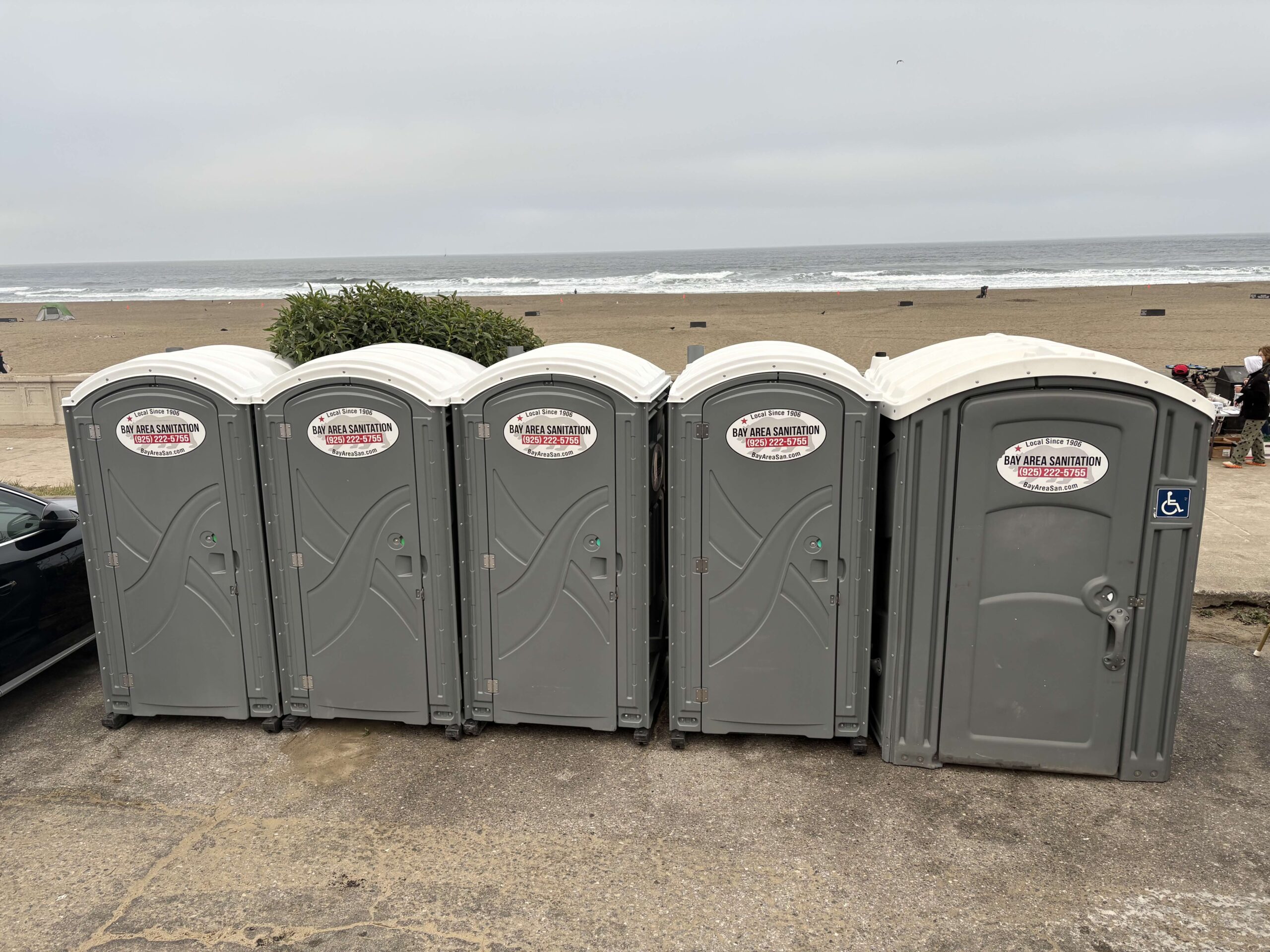 Bay Area Sanitation at a Beach Fundraiser