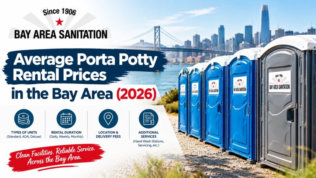 Average Porta Potty Rental Prices in the Bay Area (2026 Pricing Guide)